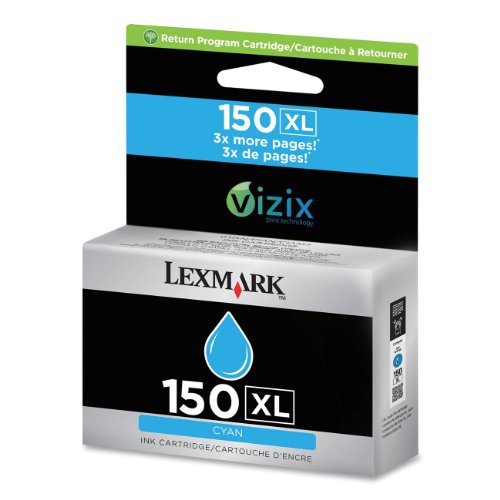 Lexmark High Yield 150XL Cyan Ink