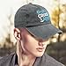 Birthday Cruise Squad Funny Sea Trip Hat for Mens Fashion Washed Distressed Light Grey