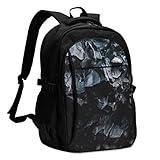 Multifunktion: Auf beiden Seiten des Rucksacks befinden sich offene Seitentaschen, in denen bequem Regenschirme, Wassergläser usw. platziert werden können, die zum Reisen, Wandern, Jagen, Wandern, Klettern usw. verwendet werden können.
