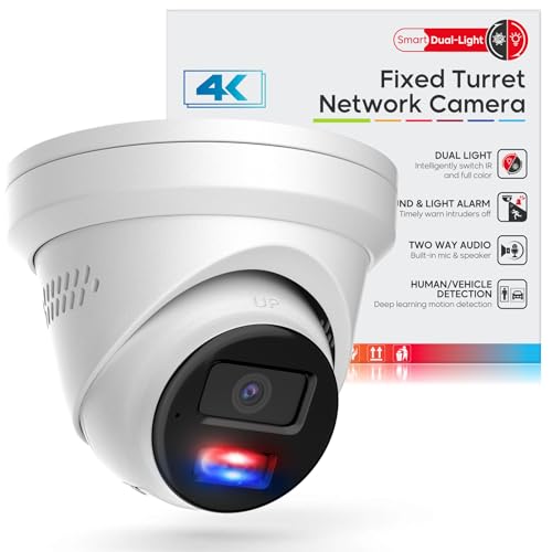 8MP PoE IP Camera with Color Night Vision