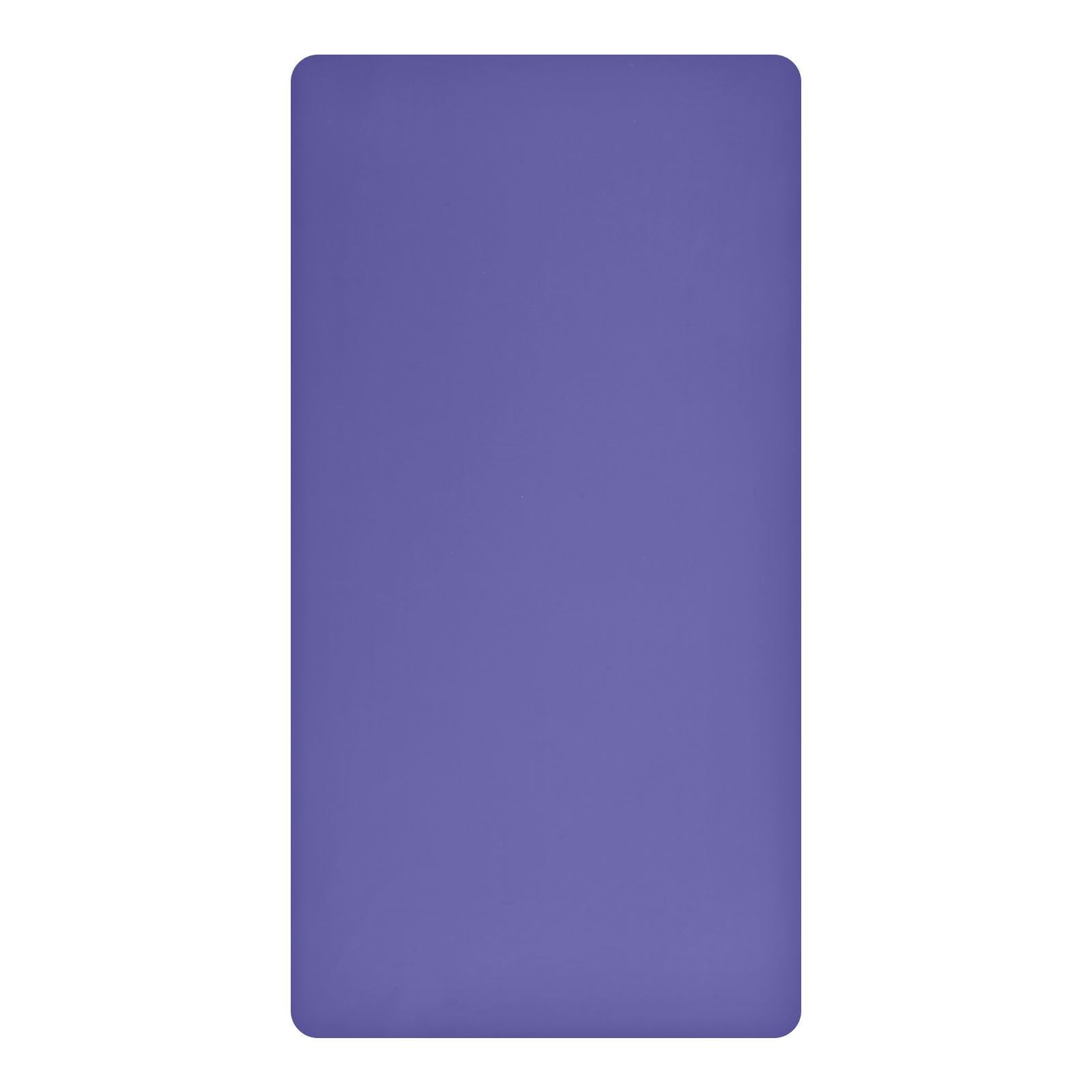 JiangGgen Blue Lavender Baby Crib Sheet Soft Breathable Playard Sheet-S