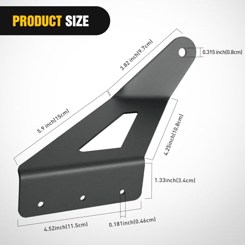 Image of Nilight 54 Inch Curved Light Bar Bracket for Ford F250 F350 F450 1999-2016