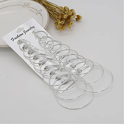 Image of Shining Diva Fashion Stylish Pairs Metal Earrings for Women and Girls