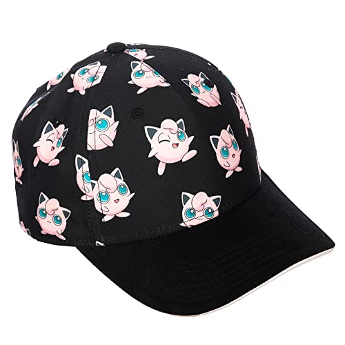 Pokemon Jigglypuff Allover Print Kids Baseball Cap Multicolored2