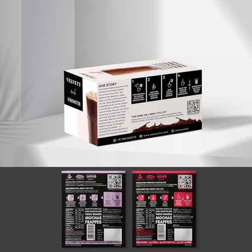 Image of Cocosutra SOOTHE & GLOW Sugar Free Drinking Chocolate Hamper | 2 * 10 Single Serve Sachets | For Feminine Health & Skin Renewal | Low Carb, Low Calorie | Stevia & Erythritol based | 400g