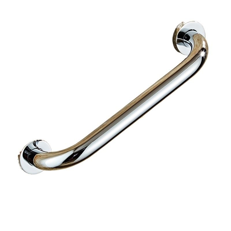 Asidero Ducha Barra de Apoyo Segura for baño, 30/40/50 cm, Bronce, latón, for Inodoro, Barra de Apoyo de Seguridad for Ducha Asidero BañO(Chrome-50cm)