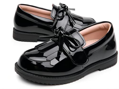 Kkdom Girl'S Classic Tassel School Uniform Shoes British Style Oxford Shoes Little Kid 13 thumb #5