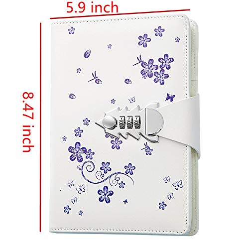 Carnet intime A5 avec code secret pour protéger vos notes d'école - 2