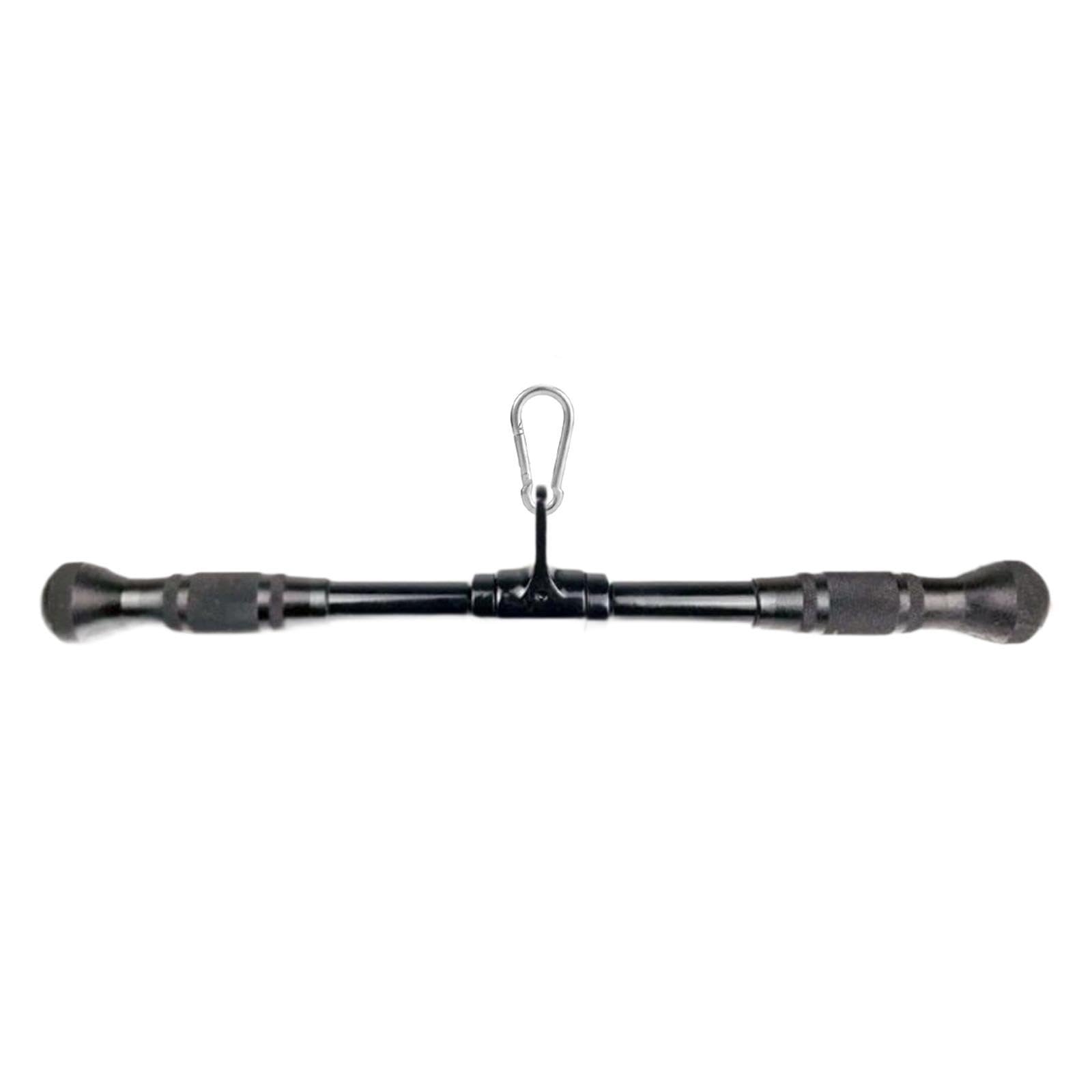 pull down bar lat bar cable machine attachment for gym fitness pulley system bright black