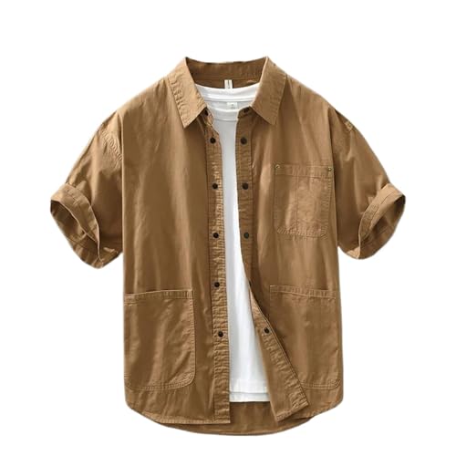 Chemise d'été japonaise pour homme idéale pour les vacances et sorties urbaines