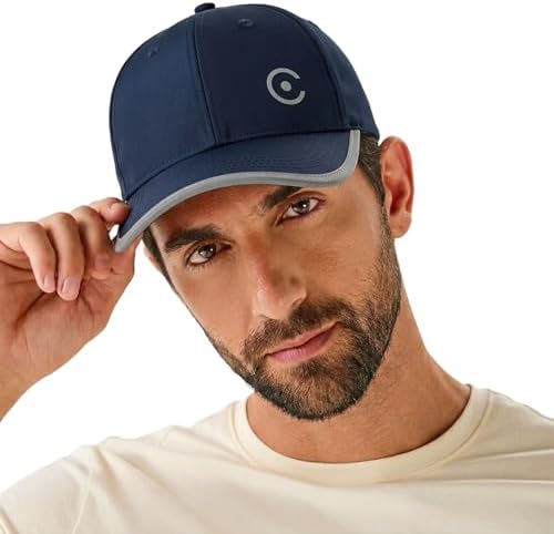 Unisex Water Resistant Rapid Dry Lightweight Sports Cap with Adjustable Strap (Pack of 1, Free Size)
