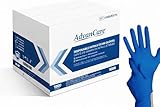 Nitrile Gloves Medium 4 Mil Disposable – 1 Box of 100 Gloves – Latex-Free, Hospital Grade Disposable Gloves for Clinics, Food, Medical, Salons, Spas Commercial Use - 1 Box of 100 Medium Gloves