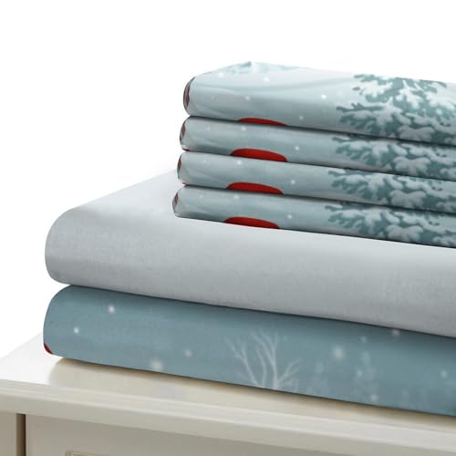 Housse de couette Noël microfibre contre les allergies de lit - 7