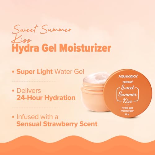 Image of Aqualogica Refresh+ Sweet Summer Kiss Body Care Set | Perfume Body Wash + Perfume Mist + Hydra Gel Moisturizer