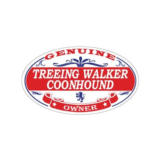 Treeing Walker Coonhound Oval Sticker