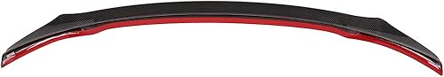 Miniatura 6 de STAYTOP Alerón de borde trasero para maletero ligero, alerón trasero de automóvil, alerón de fibra de carbono para 2019-2021 para Mazda 3, Alexa