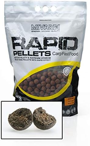 Mivardi M-RARPCLI2524 Rapid Round Pellets - Crazy Liver, 5.5 lbs (2,5 kg), 0.9 inches (24 mm), 5.5 lbs (2.5 kg), 0.9 inches (24 mm), M-RARPCLI2524