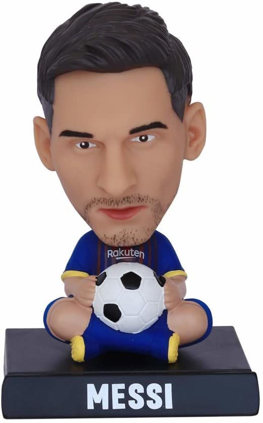 Toys Lionel Messi Phone Holder Car Decoration Bobble Head Iron Man Shaking Action Figure Bobblehead with Mobile Holder for Home and Car Interior