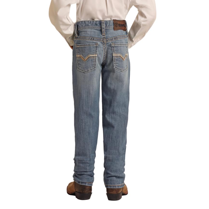 Youth Boy's Medium Wash Revolver Jeans by Rock & Roll Denim