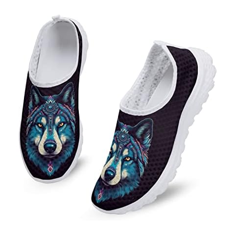 Kuiaobaty Women's Slip-On Animal Print Trainers Cover