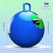 PlayZap Hopper Balls for Kids 3-8, 18 Inches Bouncy Ball with Handle, 18