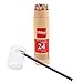 5Mayi Assorted Colors Long Drawing Pencils/Colored Pencils with Sharpener (Set of 24)