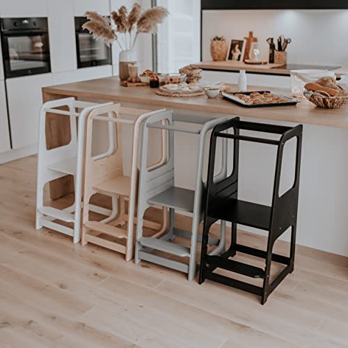 Kitchen Helper tower Kitchen stool Safety stool Toddler step stool Kid Step Stool Activity tower Montessori tower Stepping stool