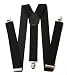 Gravity Heavy Duty Suspenders - Black