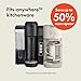 BELLA VersaBrew 2-in1 Coffee Maker, K-Cup compatible, Brew 3 Sizes Carafes & Single Serve Cups, Dishwasher Safe Reusable Filter & Filter Holder, Iced Coffee Function, 60oz Tank, Oatmilk