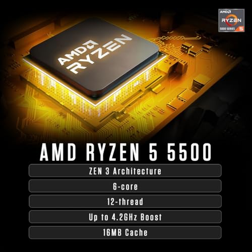 Image of ZOTAC MEK Gaming PC Desktop, NVIDIA GeForce RTX 5060 8GB GDDR7, AMD Ryzen 5 5500 Up to 4.2GHz, 16GB DDR4, 1TB NVMe SSD, 650W 80+ Gold PSU, WiFi 6E, Windows 11 Home