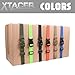 XTACER Backpack Accessory Strap Luggage Straps Cover Strap Sleeping Bag Strap with Buckle (TAN - Release Buckle Straps (4-Pack))