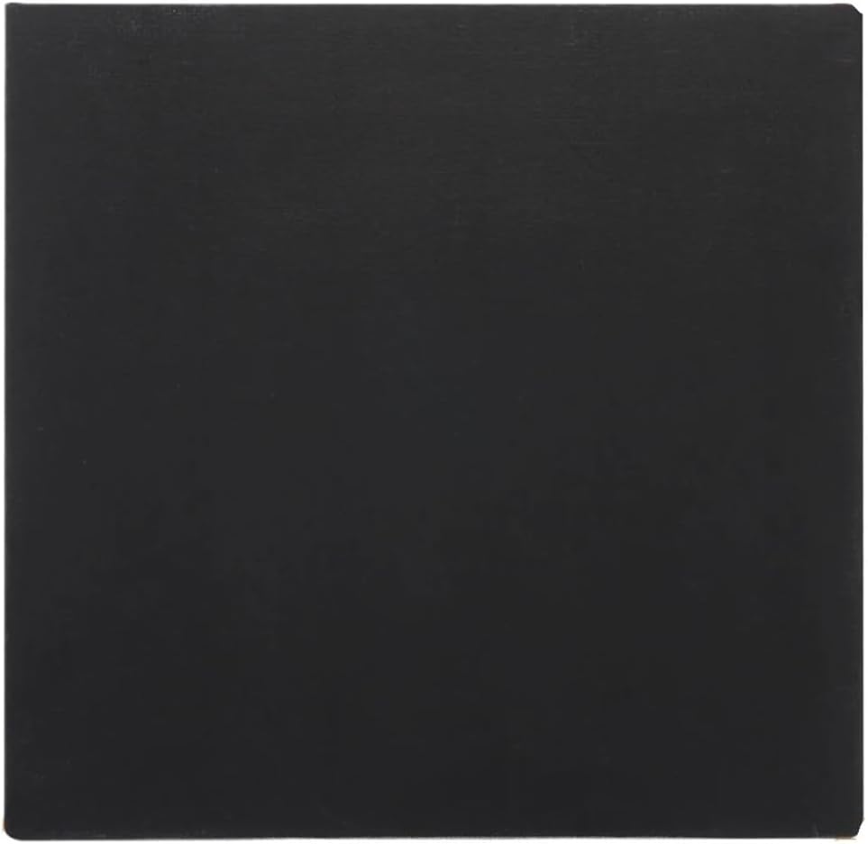 2/4Pc Black Canvas Panel Rectangle Wood Frame Stretched Blank Artist Board Panels for Gouache Acrylic Watercolor(30x40x1.5cm 4Pcs)