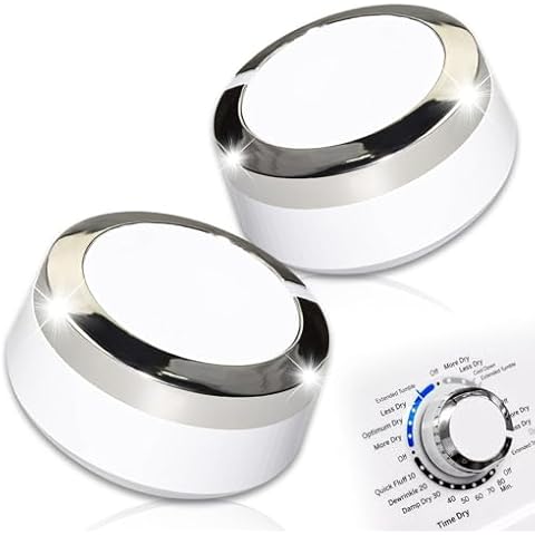 2-pack WE01X24552 Dryer Knob Replacement for GE Dryer Universal Appliance Part Compatible with gtd42easj2ww gtd33eask0ww GE Dryer Timer Replacement Replacement Knob for GE Dryer GE Dryer Parts Cover