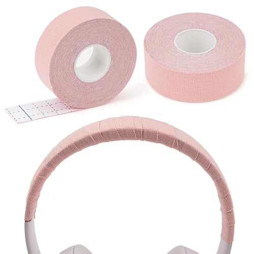 Geekria Headset-Kopfband-Reparatur, kompatibel mit Sony WH-1000XM5, Skullcandy Crusher ANC, Soundcore Life Q20, einfache Selbstmontage, Rosa, 2 Stück