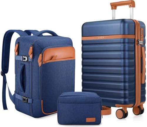 UKEIN Luggage Sets 3 Piece, Carry On Luggage 20In With