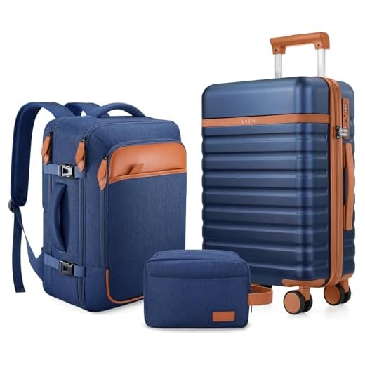 Can customs open your luggage UKEIN 3-Piece Carry On Luggage Set