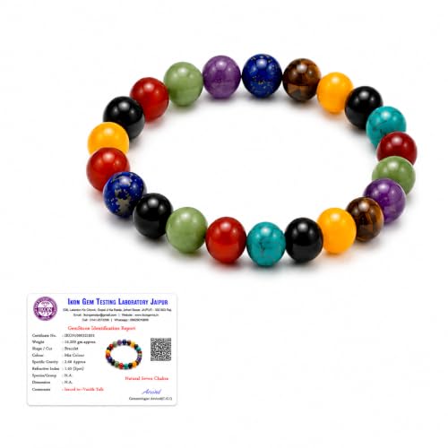 Image of Beaded Bracelet for Men & Women | Stretchable Handmade Prayer Meditation Yoga Wrist Bracelet | Stylish Everyday Wear | Free Size