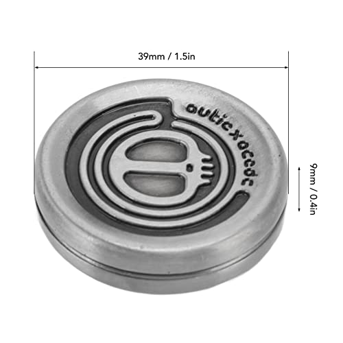 Image of Fingertip Toy, Adult Stress Relieving Toy Alloy Magnetic Slider to Maintain a Good Mood with Compact Size for Adult Over 14