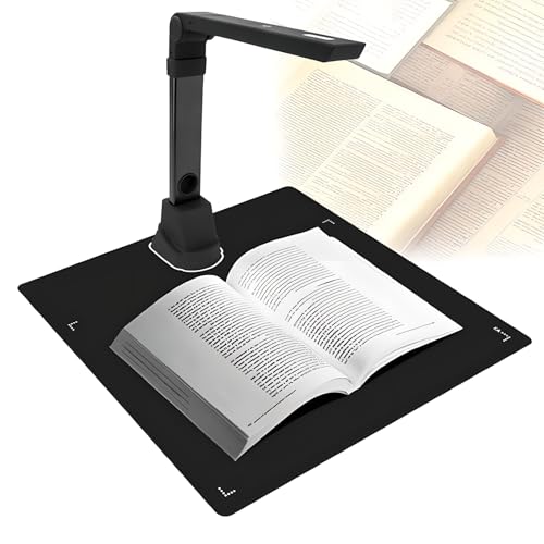 Fotocamera Scanner per Documenti e Libri HD da 16MP - con Funzione OCR e Display in Tempo Reale, per Uso Aziendale, Educativo, Sanitario e Commerciale