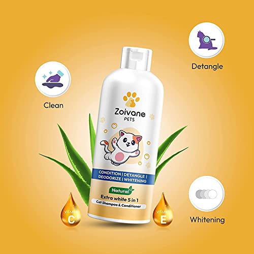 ZOIVANE-Cat-Shampoo-200-Milliliter-Extra-White-5-In-1-Cat-Shampoo-With-Conditioner-Cat-Shampoo-For-Persian-Cat-Hair-Fall-Kitten-Shampoo-Suitable-For-All-Cat-Types-Pack-Of-1