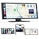 2025 Neuestes 11,5 Zoll Carplay Display & Carplay Android Auto Display: Buddy Display mit Navigation 4K Dashcam Rückfahrkamera Bluetooth Siri Sprachsteuerung IPS Touchscreen Mirror Link AUX FM 64G TF
