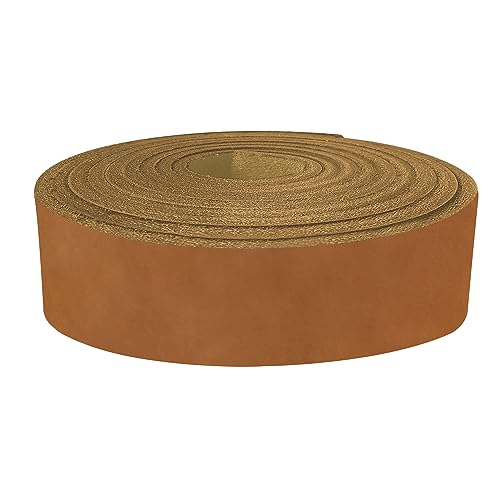ELW 9-10 oz (3.6-4mm) Latigo Leather Belt Grade Straps & Strips | Size: 10"X60" (25.4x152cm) | Tobacco Brown | Full Grain Cowhide, Heavy Duty Holsters, Sheathes, Harness, Saddle, Straps, DIY Crafts