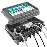 CONCEPTION BREVETÉE ÉTANCHE - Avec des cosses de verrouillage supplémentaires et des moules en silicone qui s'enroulent autour du câble, cette boîte de connexion de cordon d'alimentation étanche pour l'intérieur et l'extérieur permet de garder tout votre équipement électrique domestique en sécurité et au sec.