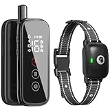Dog Shock Collar, Dog Training Collar with Remote for Small Medium Large Dogs, Electronic Dog Collar Rechargeable with Shock Mode, 3 Safe Training Modes, Range up to 2600ft （Black）