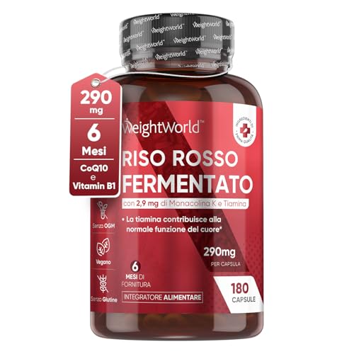 Integratore Riso Rosso Fermentato, 180 Capsule