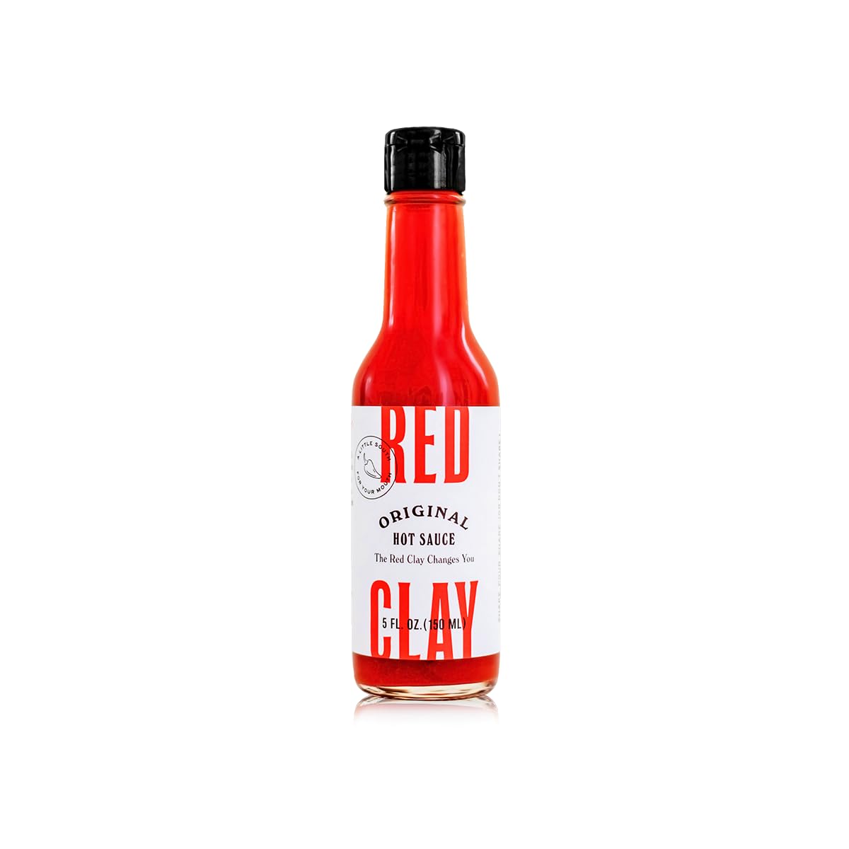 Original Hot Sauce by Red Clay Hot Sauce, Southern Style Condiment and Marinade, Gluten Free, Sugar Free, Keto Friendly, Sustainably Sourced, Mild Heat, Made in USA, 5oz