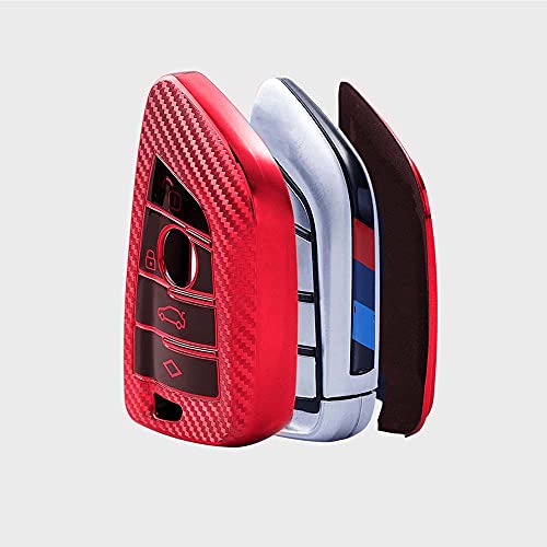 HIBEYO Custodia per Chiave Auto, Adatta per BMW