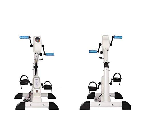Image of Pedal Exerciser Electronic Physical Therapy Rehabilitation Bike for Senior Recumbent Indoor Pedal Exerciser Training Hand Arm Foot Leg Knee