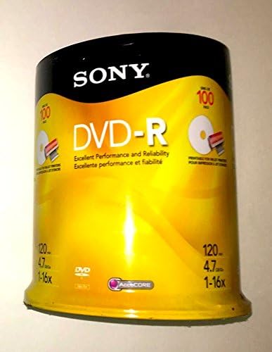 DVD-R 4,7 Go Sony imprimables pour archiver vos vidéos de famille