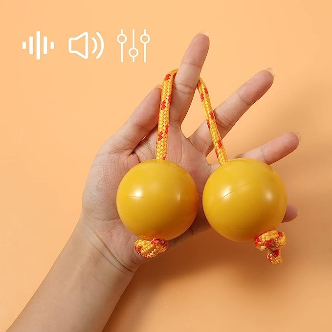 2 Paires De Shakers Asalato (Kashaka) En Liège - Instrument Percussion Rythmique, Longueur Réglable - 2